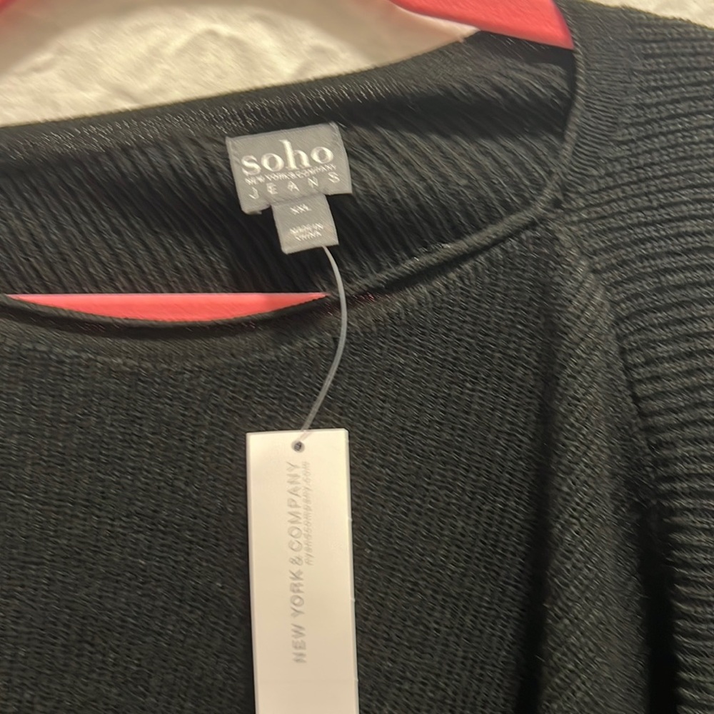 Black sweater, New York, and Company extra extra large